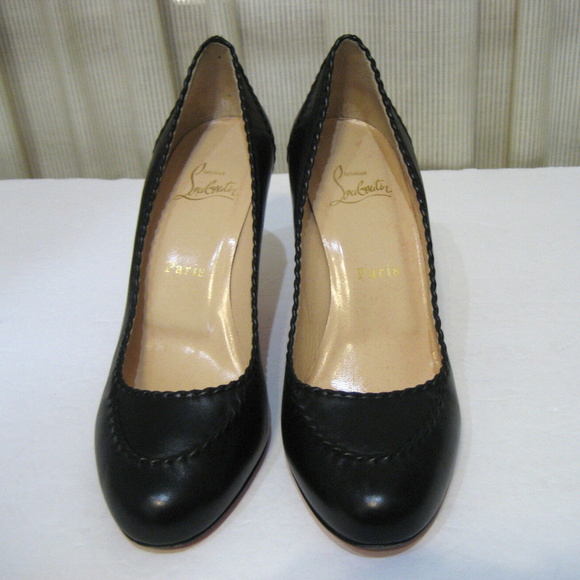 Christian Louboutin Black Marpelissimo Pump 37.5 - Picture 4 of 8